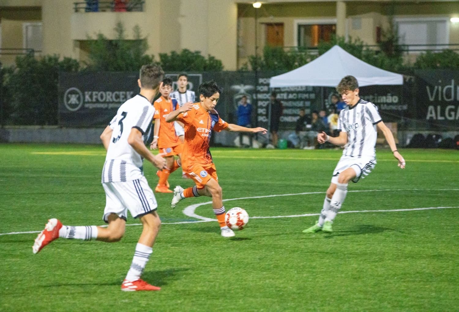 Tournament action